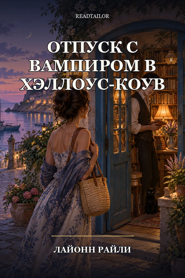Обложка книги «Отпуск с вампиром в Хэллоус-Коув»
